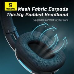 Tai nghe chụp tai Baseus GoPlay 1+ Max – USB-A, âm thanh 7.1, màng loa kép, mic rời, chơi game cực chất