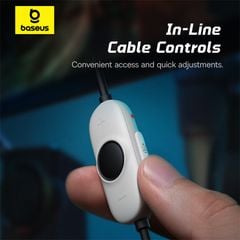 Tai nghe chụp tai Baseus GoPlay 1+ Max – USB-A, âm thanh 7.1, màng loa kép, mic rời, chơi game cực chất