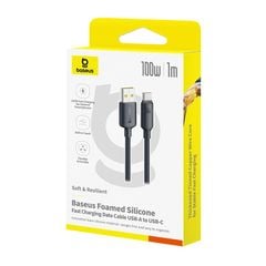 Cáp Sạc Nhanh USB to Type-C Baseus Foamed Silicone 100W (Foamed Silicone)