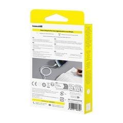 Cáp Sạc Nhanh USB to Lightning Baseus Foamed Silicone 2.4A (1m, Foamed Silicone)