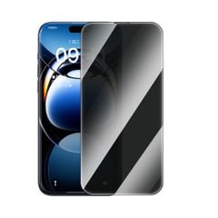 Kính cường lực Baseus 0.3mm cho iPhone 14/16 – Full HD 4K, chống nhìn trộm, full viền, bảo vệ riêng tư