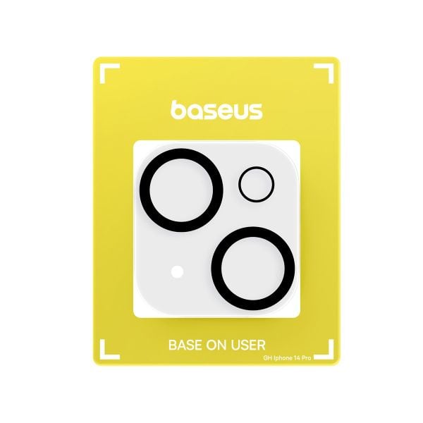 Kính Bảo Vệ Camera Baseus Crystal Series HD Full-frame for iP 15/16 Series (Pack of 2 with 2 cleaning kits)