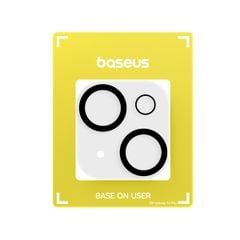 Kính Bảo Vệ Camera Baseus Crystal Series HD Full-frame for iP 15/16 Series (Pack of 2 with 2 cleaning kits)