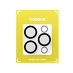 Kính Bảo Vệ Camera Baseus Crystal Series HD Full-frame for iP 15/16 Series (Pack of 2 with 2 cleaning kits)