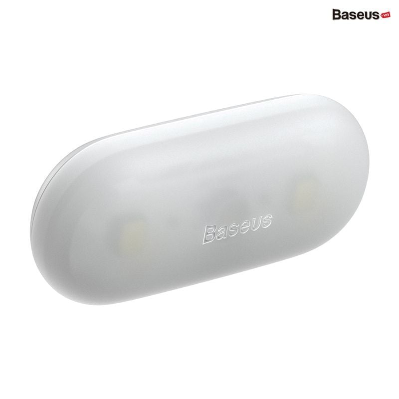 Bộ đèn Led hình con nhộng nhỏ gọn dùng trong xe ô tô, hộc tủ bàn ghế Baseus Capsule Car Interior Lights (2 cái/bộ)