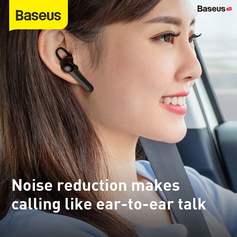 Tai nghe Bluetooth Baseus Encok A05 (Bluetooth 5.0, Vehicle-mounted Magnetic Charging Dock, Noise reduction Microphone)