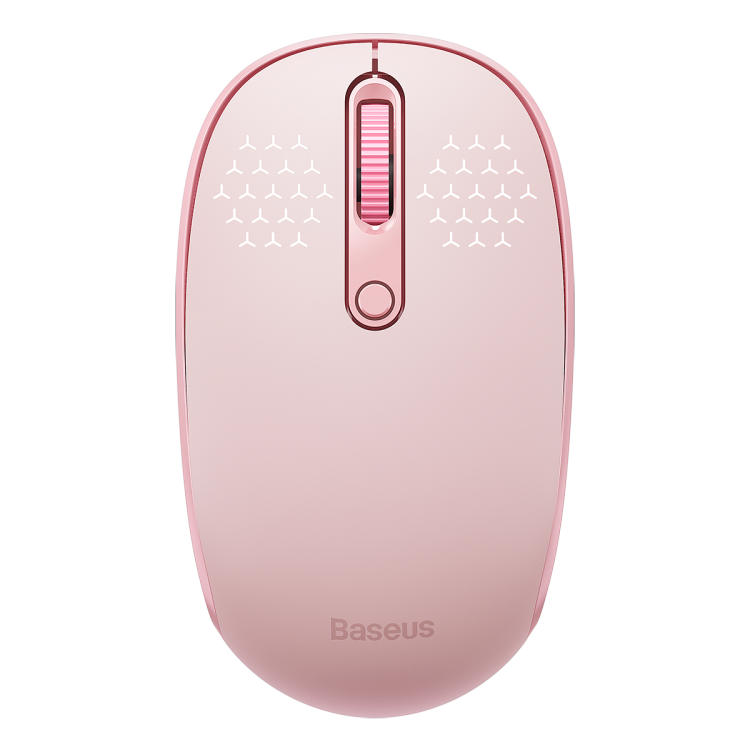 Baseus F01B Tri-Mode Wireless Mouse Baby Pink