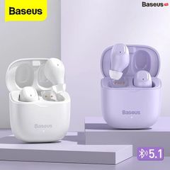 Tai nghe Bluetooth Baseus W12 True Wireless Earbuds (Bluetooth 5.1, 0.05s Low latency, App Tracking, Ultrfast charge)