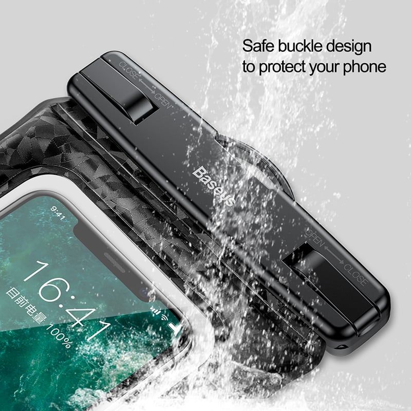 Túi hơi chống nước, chống chìm đa năng Basseus Air Cushion Waterproof LV258 cho iPhone / Samsung.