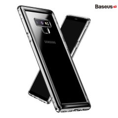 Ốp lưng túi khí chống Siêu chống sốc và va đập Baseus Safety Airbags cho Samsung Galaxy Note 9 ( TPU Soft Silicone,  Military Level Anti Knock Case)