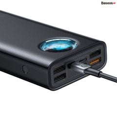 Pin dự phòng sạc nhanh, hiệu suất cao Baseus Amblight PD/QC 3.0 Quick charge 30,000mAh - 33W cho Smartphone/ Tablet/ Macbook/ Laptop (33W PD & QC3.0 , 4*Port USB+ Type C in/out, LED Display)