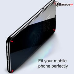 Kính cường lực 3D chống nhìn trộm Baseus LV176 cho iPhone X/XS (0.23mm, 3D full màn hình, - Anti Spy Glass Film)