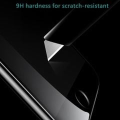 Kính cường lực 3D chống trầy - chống nhìn trộm Baseus Anti Spy - Break Edge LV321 cho iPhone 7/ 8/ Plus (0.23mm, 3D Anti Peeping Tempered Glass Film)