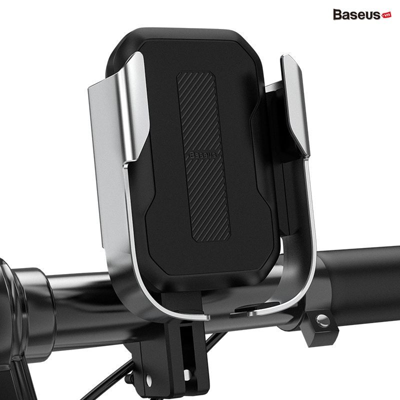 Đế giữ điện thoại siêu bền dùng cho xe máy Baseus Armor Motorcycle Holder Phone Mount/ Holeder Applicable for Bicycle/ Motorbike)