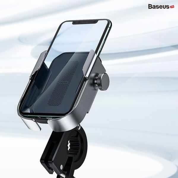 Đế giữ điện thoại siêu bền dùng cho xe máy Baseus Armor Motorcycle Holder Phone Mount/ Holeder Applicable for Bicycle/ Motorbike)