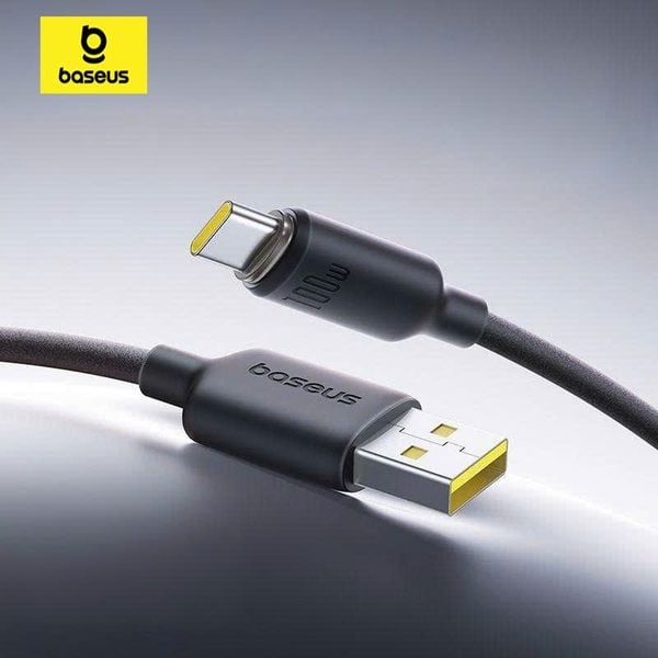 Cáp Sạc Nhanh USB to Type-C Baseus Foamed Silicone 100W (Foamed Silicone)