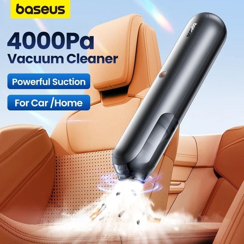 Máy Hút Bụi Cầm Tay Baseus A0 Pro Car Vacuum Cleaner (30W, 4000Pa, 2000mAh)