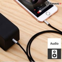 Dây cáp âm thanh chất lượng cao AUX Audio 3.5 Baseus M30 (Aux Cable 3.5mm Jack Male to Male)