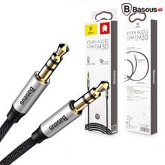 Dây cáp âm thanh chất lượng cao AUX Audio 3.5 Baseus M30 (Aux Cable 3.5mm Jack Male to Male)