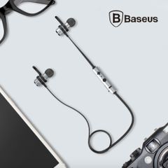 Tai nghe Bluetooth Baseus B16 cho dân thể thao (Bluetooth 4.1, kết nối cùng lúc 2 thiết bị)