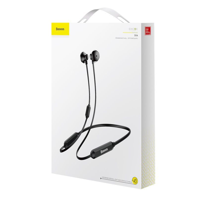 Tai nghe Bluetooth thể thao Baseus Encok Wireless Earphone S11A Sport (IP5X, Waterproof, Bluetooth 4.2 Neckband Earphone)