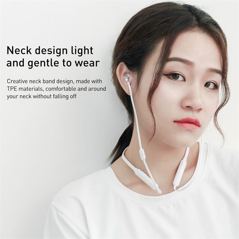 Tai nghe Bluetooth thể thao Baseus Encok Wireless Earphone S11A Sport (IP5X, Waterproof, Bluetooth 4.2 Neckband Earphone)