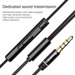 Tai nghe in Ear Baseus Encok H06 Lateral (Wired Earphone with Mic Stereo Headset Earbuds Earpiece)