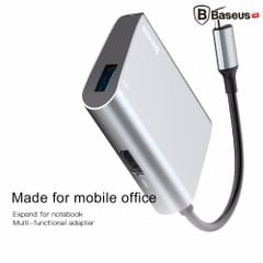 Hub USB Type C tốc độ cao Baseus (USB type C to Hub USB 3.0/2.0, SD/ TF Card Reader, HDMI, LAN RJ45)