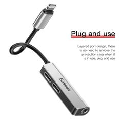 Bộ chuyển cổng Lightning sang Dual Lightning + Audio AUX 3.5mm Baseus L52 cho iPhone/ iPad