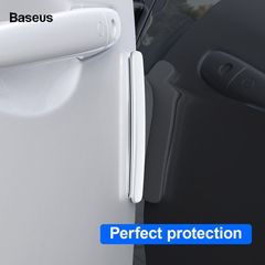 Bộ 4 miếng dán cửa xe ô tô chống trầy Baseus Streamlined Car Door Bumper Strip (2 x Thin Ones + 2 x Thick Ones)