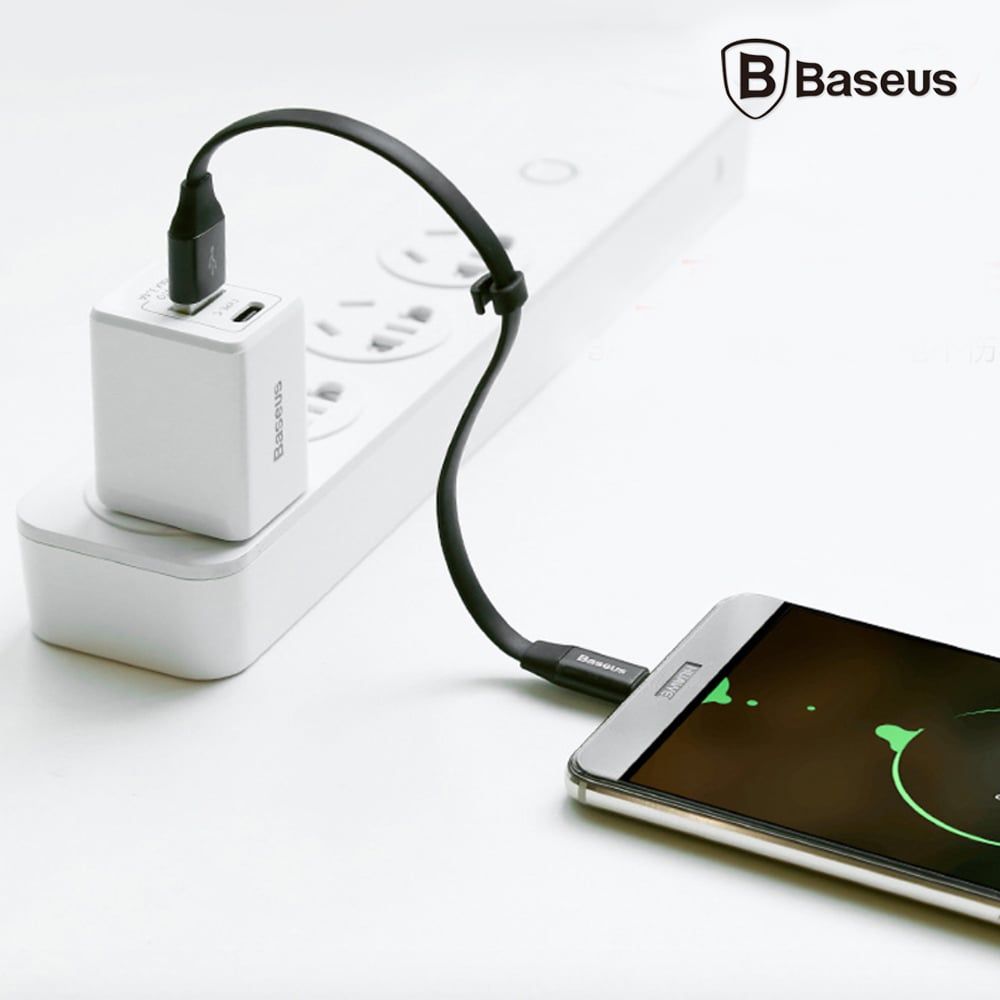 Cáp sạc và truyền dữ liệu tốc độ cao Baseus USB Type C (23cm, hỗ trợ Quick charge 3.0)