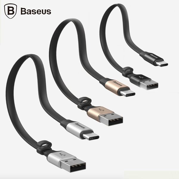Cáp sạc và truyền dữ liệu tốc độ cao Baseus USB Type C (23cm, hỗ trợ Quick charge 3.0)