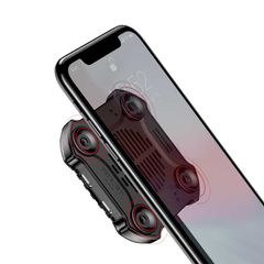 Bộ chia cổng Lightning 1 thành 2 tích hợp quạt tản nhiệt Baseus X-Men Audio Radiator cho iPhone ( Lightning 8Pin to Dual Lightning 8Pin Cooler for Gamer)