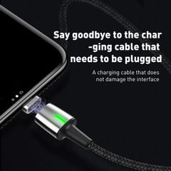 Cáp sạc từ tính Baseus Zinc Magnetic Cable Series 2 (Type C/ Micro/ Lightning , Sync Data & Quick Charge 3.0, New Model 2019)