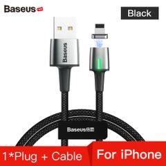 Cáp sạc từ tính Baseus Zinc Magnetic Cable Series 2 (Type C/ Micro/ Lightning , Sync Data & Quick Charge 3.0, New Model 2019)