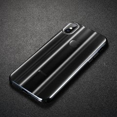 Ốp lưng trong suốt chuyển màu Baseus Aurora Case cho iPhone X (Luxury Gradient Hard Plastic Case)