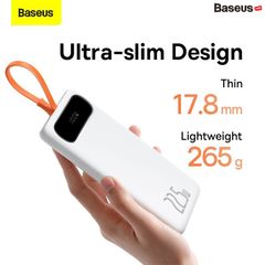 Pin Dự Phòng Sạc Nhanh Baseus Block Digital Display Quick Charge Power Bank 22.5W