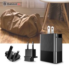 Bộ sạc đa năng Baseus Duke Universal 3 Port USB ( Aluminum alloy + PC, 3-in-1 Multifunction USB Charger )