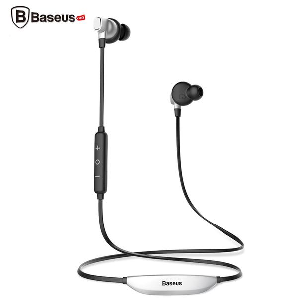 Tai nghe thể thao Bluetooth Baseus Encok S03 Magnetic Sport (Rung báo cuộc gọi, IP4x, Bluetooth 4.1)