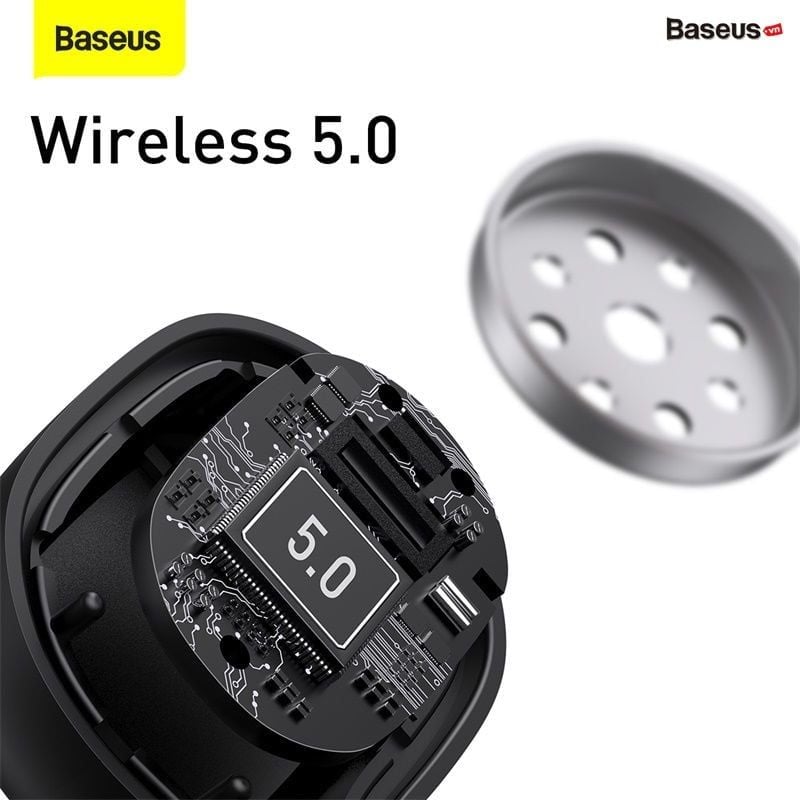 Tai nghe Bluetooth Baseus Encok W06 True Wireless Earphones (TWS, Wireless charger, APT-X Support, iP55, CVC Noise Canceling, New Upgrade Model 2021)