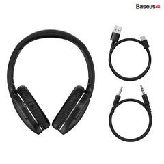 Tai nghe chụp tai không dây Baseus Encok D02 Pro – Bluetooth 5.0, âm thanh HiFi, pin lâu, thiết kế gọn nhẹ, đeo êm ái