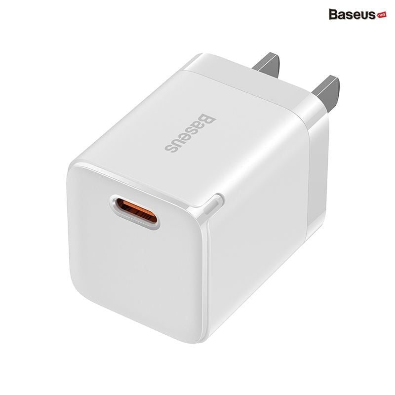 Củ sạc nhanh Baseus GaN3 1C 30W Quick Charger - Sạc nhanh, siêu nhỏ gọn (PD/QC/PPS Multi Quick Charge Support)