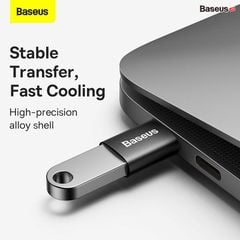 Đầu chuyển OTG Type C to USB 3.1 tốc độ cao Baseus Ingenuity Series Mini OTG Gen2 (Type-C to USB-A 3.1 Full Size, 10Gbps High speed OTG for Laptop/Macbook/iPad/Tablet/Smartphone)