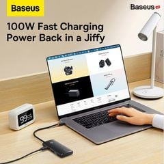 Hub Mở Rộng Kết Nối Baseus Lite Series HUB Docking Station (Type-C to HDMI+USB3.0*2+PD+SD/TF, Multifunctional HUB)