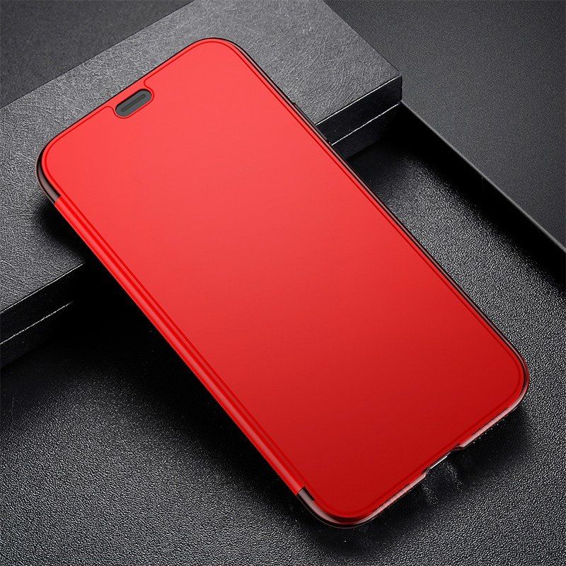 Ốp lưng 2 mặt Baseus Touchable Flip Case cho iPhone XS / XR/ XS Max (Soft TPU + Hard PC, 360 Full Protective Tempered Glass Flip Case )