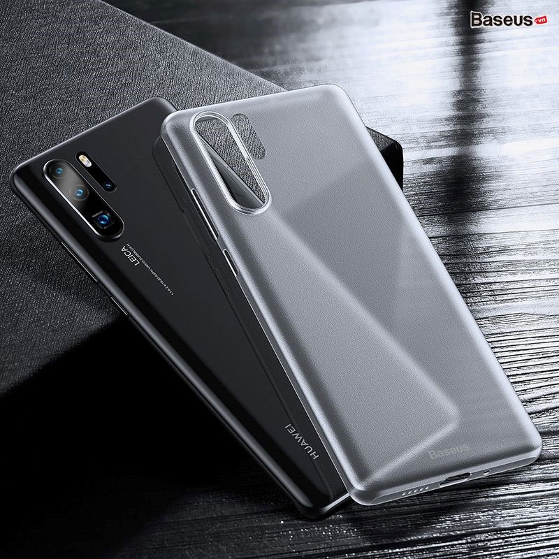 Ốp lưng siêu mỏng, chống bám vân tay Baseus Wing Case dùng cho Huawei P30 Pro (0.4mm , Ultra-Thin Frosted PP Protective Case)