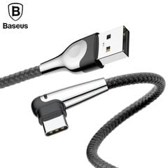 Cáp sạc nhanh và truyền dữ liệu siêu bền Baseus Sharp Bird Type C cho Game thủ (Quick charge 3.0, Metal MVP Elbow Mobile Game Cable)