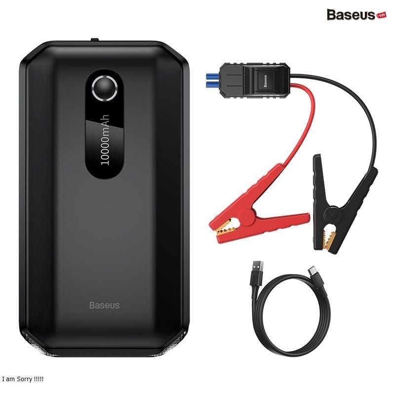 Bộ Kích Nguồn Baseus Super Energy Air Car Jump Starter (10000mAh, Peakcurrent 1000A)