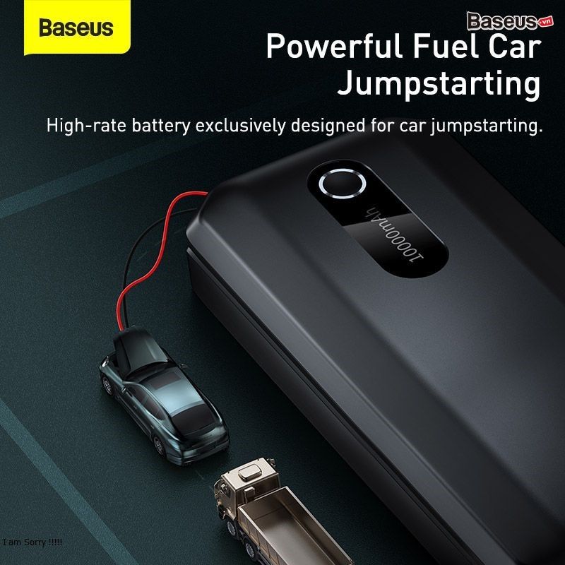 Bộ Kích Nguồn Baseus Super Energy Air Car Jump Starter (10000mAh, Peakcurrent 1000A)