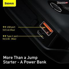 Bộ Kích Nguồn Baseus Super Energy Air Car Jump Starter (10000mAh, Peakcurrent 1000A)